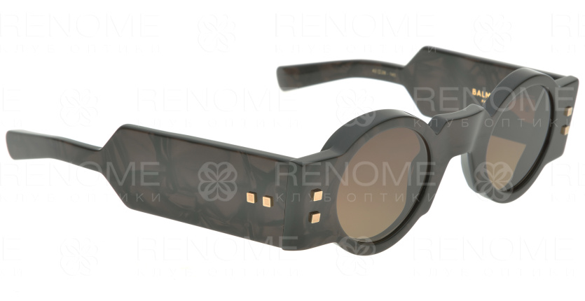  С/з Balmain Olivier Leather Brown - White Gold BRN - GLD (+) фото 1